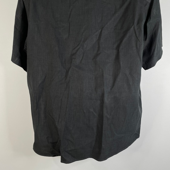 ORVIS Mens Dark Gray Short Sleeve Button Up Shirt XL Polyester Outdoor Casual - Picture 13 of 16